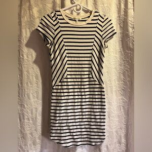 Monteau Blue Striped Bodycon Dress